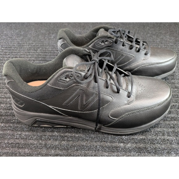 New Balance 928v3 Shoes Mens Size 14 6E Black Leather Athletic Walking MW928BK3 - Picture 1 of 7